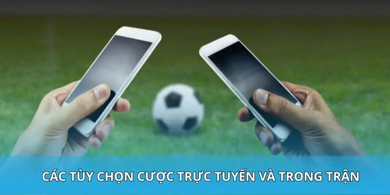 Các tùy chọn cược trực tuyến và trong trận